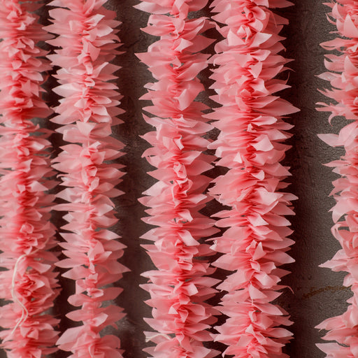Artificial Mogra Hanging Long Flower line for toran(Backdrop),Home Decor, Diwali, Festival decoration (Light Pink)