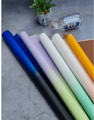 10 Pcs Gradient Gift Wrapping Paper Waterproof Korean Paper Sheets Birthday Colorful Paper Set for Birthday, Holiday, Gifts, Arts & Crafts and DIY for diwali gift boxes