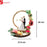 1 pcs Handcrafted Round Platter Holder Tray Folding Engagment Ring Platter Function Wood Decorative Platter (Multicolor)