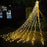 1 Pcs Acrylic Star Curtain Led Lights With Plug For Home,Christmas decor,festival (2.22 Meter) (Yellow)