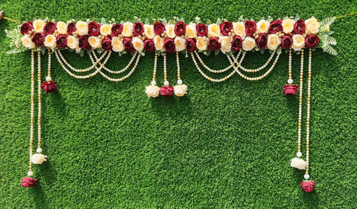 (DESIGN 5)  1 pcs Handmade Bandarwal Toran colourful hanging for decorating your home, Hall, backdrop, Entrance Main door decor for New Year, Inauguration Wedding, Diwali, Navratri, Festival.(Design 4)
