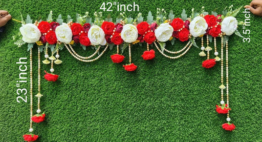 (DESIGN 6)  1 pcs Handmade Bandarwal Toran colourful hanging for decorating your home, Hall, backdrop, Entrance Main door decor for New Year, Inauguration Wedding, Diwali, Navratri, Festival.(Design 5)