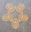 5 PCS Reusable 5 x 5 inch MDF Rangoli Mats with Wooden Base. Just Fill It Up with Rangoli Color, Flowers, Pulses, Stencils Border for Floor Home Diwali Decoration, Pooja Decor DIY