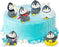 1 Set of Resin Penguin Miniature for Unique Gift, Home, Bedroom, Living Room, Office, Restaurant Decor, Figurines and Garden Decor Items(1 Set, Multicolor)(Resin)