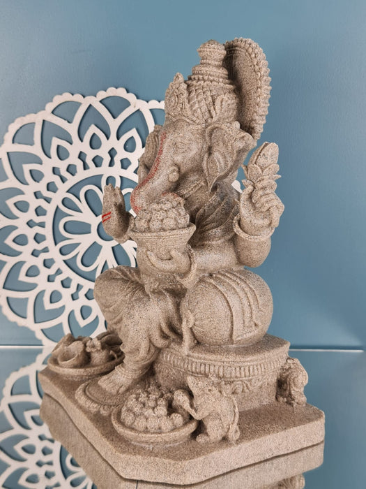 1 Piece Idol Shree Ganesh Murti - Ganesha for Home Decor Ganpati Decoration for Lord Pooja, Office, Living Room, Mandir, Ganapati Showpiece for Gift(Pack of 1) (Model 6)