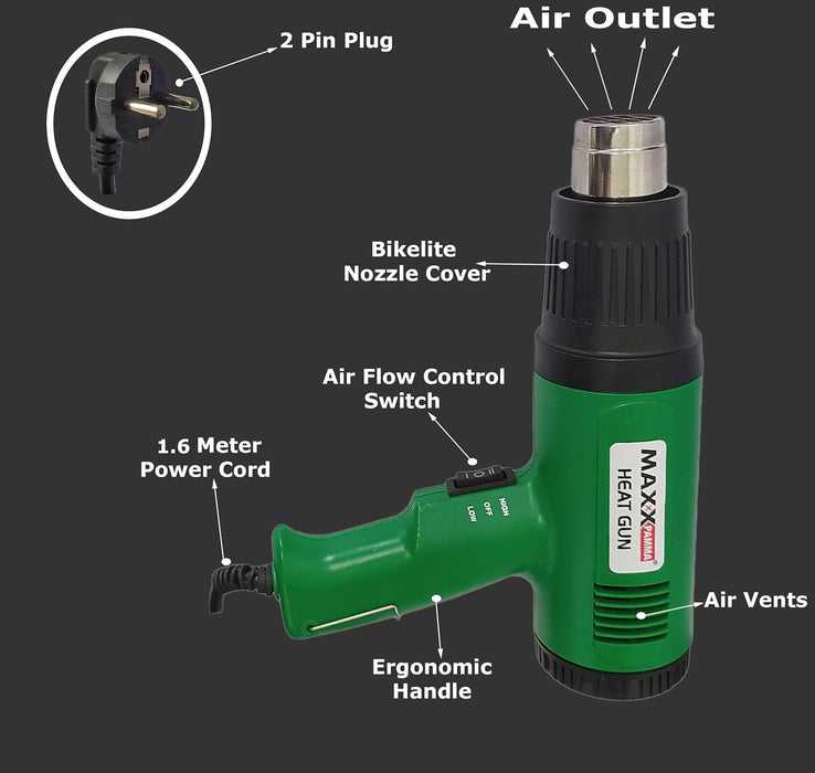 1 Piece Premium Quality High Performance Electronic Air Heat Gun.