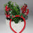 5 pcs Red Christmas Reindeer Antlers Headband with Christmas Ornaments (mix design)