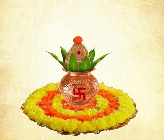 1 Pcs Genda Marigold Artificial Flower mat Rangoli Mats