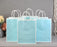 Medium Size Aqua blue(27 X21 X11 cm) Paper Bags With Handle Gift Paper bag, Carry Bags, gift For Valentine Gifting, marriage Return Gifts, Birthday, Wedding, Party, Season's Greetings