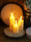 3 pcs Flameless Led Tea Light Pillar Candle for Home Decoration, Gifting, House, Light for Balcony, Room, Birthday, Diwali, Festival (large)
