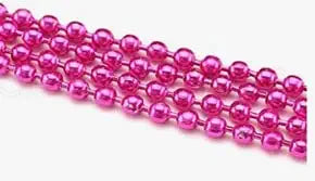 8 mm Bead Ball Chain (10 Meter) for Jewellery Making for Craft for Christmas Tree Decoration