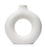 1 Piece Unbreakable Plastic Round Donut Vase for Flower Pot, Gift, Home Decor Aesthetic, Nordic Design, Decoration and Craft (Pack of 1)