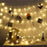 1 Piece (20 lamp snowflakes) Acrylic LED String Fairy Light for Home, Events,Wedding, Birthday, Christmas, Valentine, Indoor Decoration Outdoor (Yellow) (4.35 Meter, Acrylic)