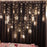 1 Piece Acrylic Fairy Star Curtain LED Light - Perfect for Home, Festivals, Events, Balconies, Birthday, Gardens, lndoors, Diwali Decor,Festival(Yellow)(6.6 feet X 3.3 feet)