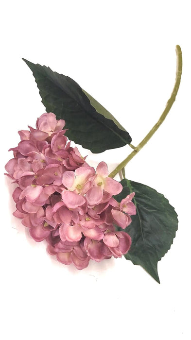 1 Pcs Artificial Hydrangea Fake Flowers Bunch decorative items for Diwali Home, Room, Office, Bedroom, Balcony, Living Room, Table Decoration, Plants and Craft Items Corner (Without Vase Pot) (Pack of 1)