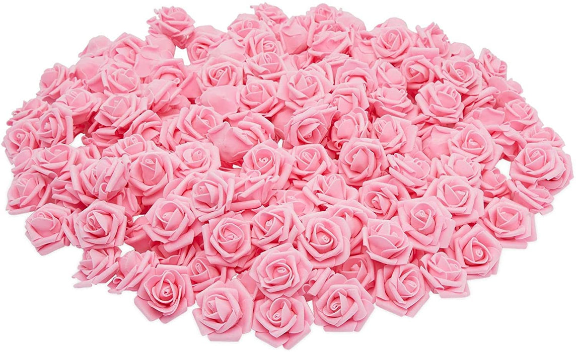 12 Pcs Artificial Floating Rose Foam Big Fake Beach Water Flowers, Pooja Thali, Festival and Events, Home, Table, Badroom, Pooja room, Diwali decoration items and Diy Craft (12 Pieces)