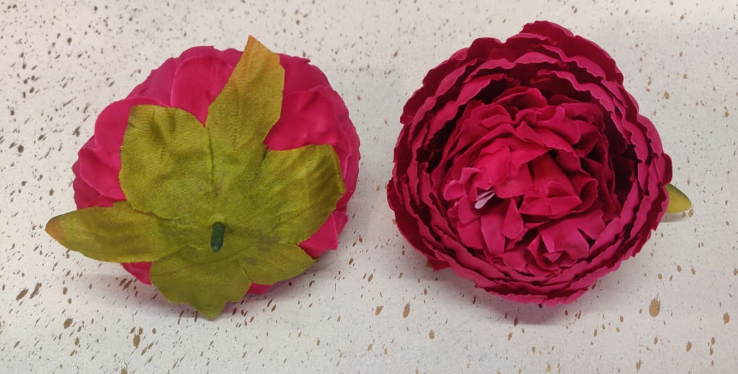 12 Pcs Artificial Fabric Rose Flower Heads, Decoration Items and DIY Craft.