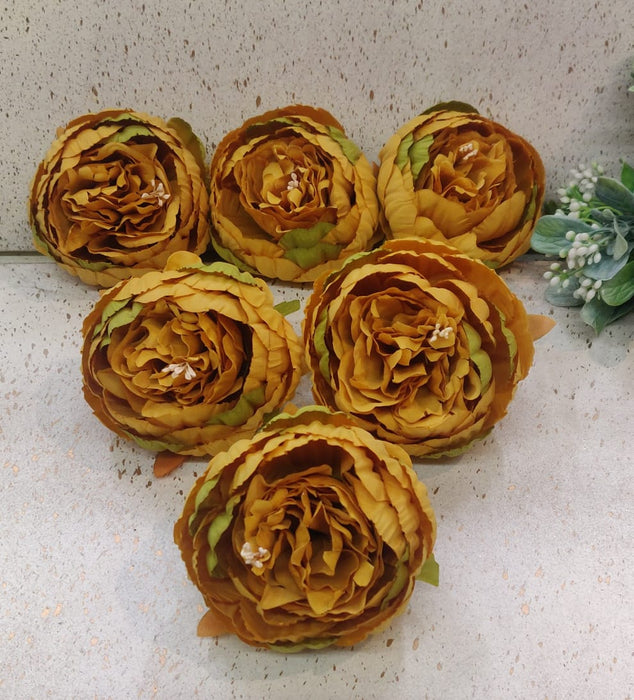 12 Pcs Artificial Fabric Rose Flower Heads, Decoration Items and DIY Craft.