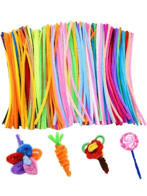 Multicolor Pipe Cleaners for Craft / Vacation – Chenille Stems for DIY Crafts, School Projects & Flower Making