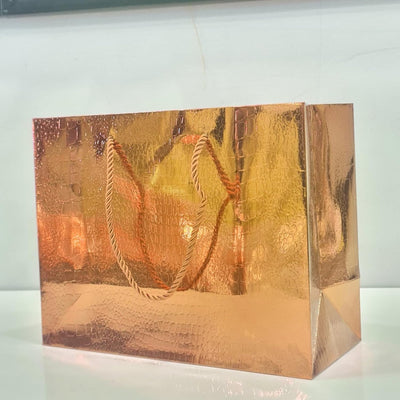 8 Pcs Big Size Shiny Paper Bag Gift Bags with Handle Gift Paper bag, gift For Gifting, marriage, Return Gifts, Birthday, Wedding, Party, Season's Greetings (Big, Golden)