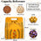 Yellow Rajawadi Gift Hamper Box with Ribbon | Premium Cardboard Gift Box for Dry Fruits, Sweets & Chocolates