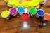 SATYAM KRAFT 8 Packet Multi Rangoli Colour, Rangoli Powder (1 box) for decorate rangoli for Diwali Navratri New Year Festival.