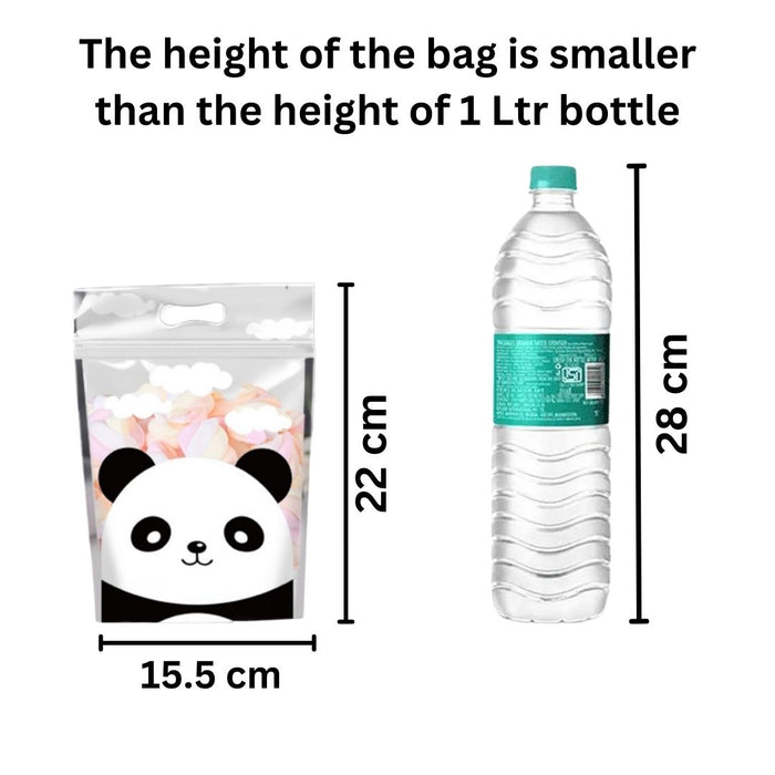 Small Random Ziplock Goodie Pouches With Handle For Gifting, Return Gifts, Birthday, Baby Shower, Party Pouches | Chocolate & Dry Fruit Packing, Gifting Pouch