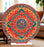 Round Ganpati Mandap with Stand – 18 Inch | Mandala & Peacock Theme + Jharokha Shape Option