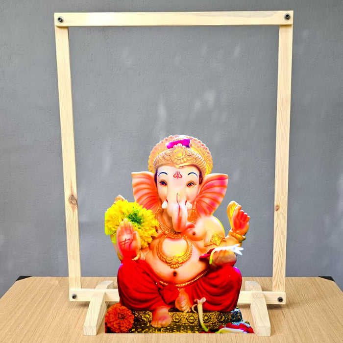 Satyam Kraft DIY Folding Mandap Back Drop for Navratri, Durga Pooja,Diwali Decoration Item.