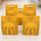Yellow Rajawadi Gift Hamper Box with Ribbon | Premium Cardboard Gift Box for Dry Fruits, Sweets & Chocolates