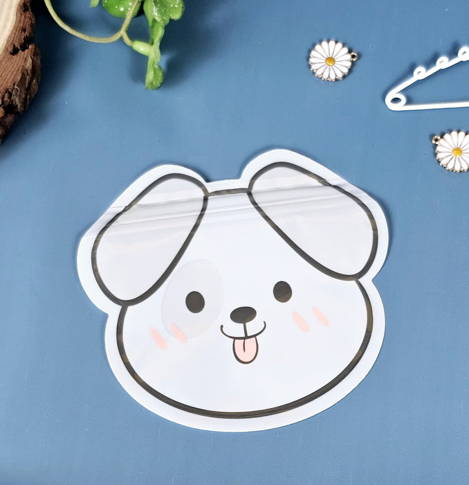 50 Pcs Cute Animal Design Ziplock  Pouches  For Gifting, Return Gifts, Birthday, Baby Shower, Party Pouches | Chocolate & Dry Fruit Packing