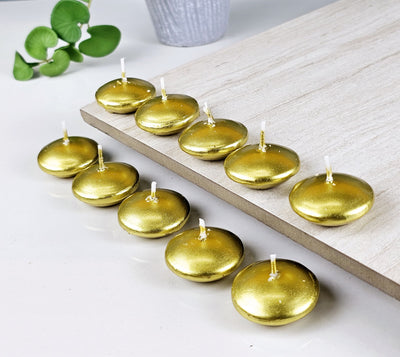 10 Pc  UFO Round Wax Candle for Home Decore, Living Room, Bed Room, Festivals Like Diwali for Meditation, Relaxation, Air Freshening