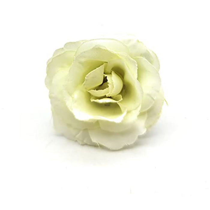 Artificial Eden Rose Flowers Head for Home Decoration and Craft (4 cm)