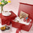 (26 x 21 x 11 cm) Multipurpose Decorative Folding Paper Cardboard/Rigid Box with satin ribbon,DIY Box for Gift Hamper,Valentine Gifting,Wedding gifing.