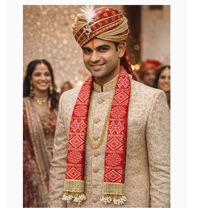 Traditional Indian Wedding Barati Welcome-swagat Mala/khesh/har  for welcome baraties-Guests in marriage shadi function ceremony & other occations (Badhai mala)