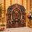 3D Look Ganpati Backdrop MDF | 3 Royal Designs – Elephant, Peacock & Palace | Decorative Backdrop for Ganpati Decoration, Mandap, Pooja & Home Temple  Description
