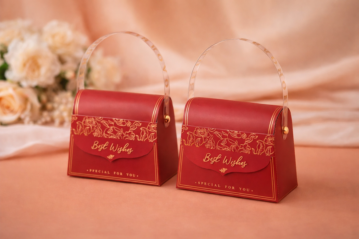 Purse style for Birthday, Special day, Gifting candy, Packaging, Valentine gift boxes, Chocolate, Storage, Anniversary (10 cm)