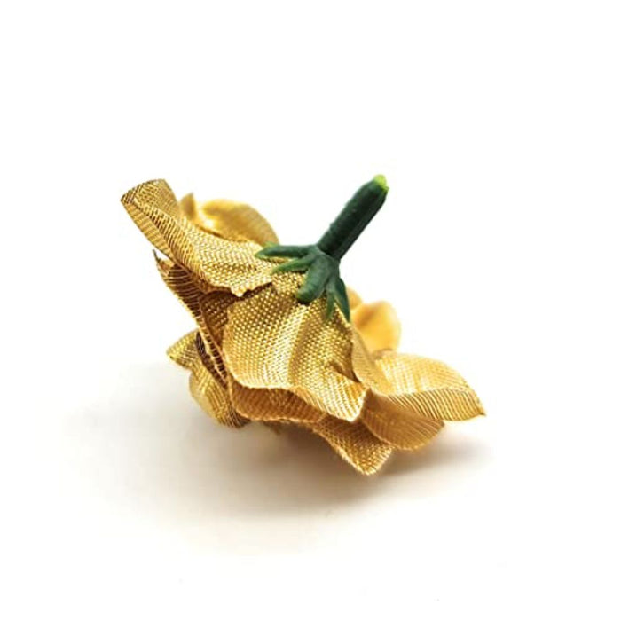 Artificial Eden Rose Flowers Head for Home Decoration and Craft (4 cm)