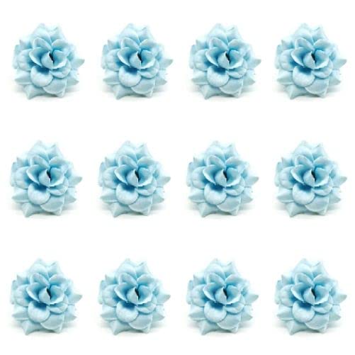 Artificial Eden Rose Flowers Head for Home Decoration and Craft (4 cm)