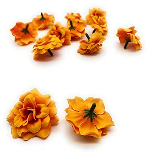 Artificial Eden Rose Flowers Head for Home Decoration and Craft (4 cm)