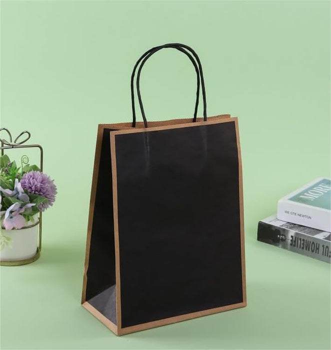 Medium Size (27 X21 X11 cm) Paper Bags With Handle Gift Paper bag, Carry Bags, gift For Valentine Gifting, marriage Return Gifts, Birthday, Wedding, Party, Season's Greetings
