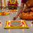 3D Mat Mandala Velvet  Rangoli with DIY Mirror Kit & 4 Free LED Candles – Festival Home Décor