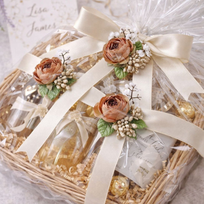Brown Shaded colour Artifical Flower stylish Brooches Ready to use flower bunch for any occation, Hamper decoraton, Toran decoration stylish brooches.