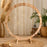 Premium Foldable Wooden Backdrop Stand | Available in Round, Hexagon & Arch Shapes | Elegant Event Decoration Frame