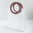 Small Size( 18.5 x 8 x 16 cm) Translucent  Bags with Round Handle Gift Paper Bag, Carry Bags, Gift Bag, Gift for Birthday, Valentine, Marriage, Festivals, Season's Greetings and Events (Small) Brown
