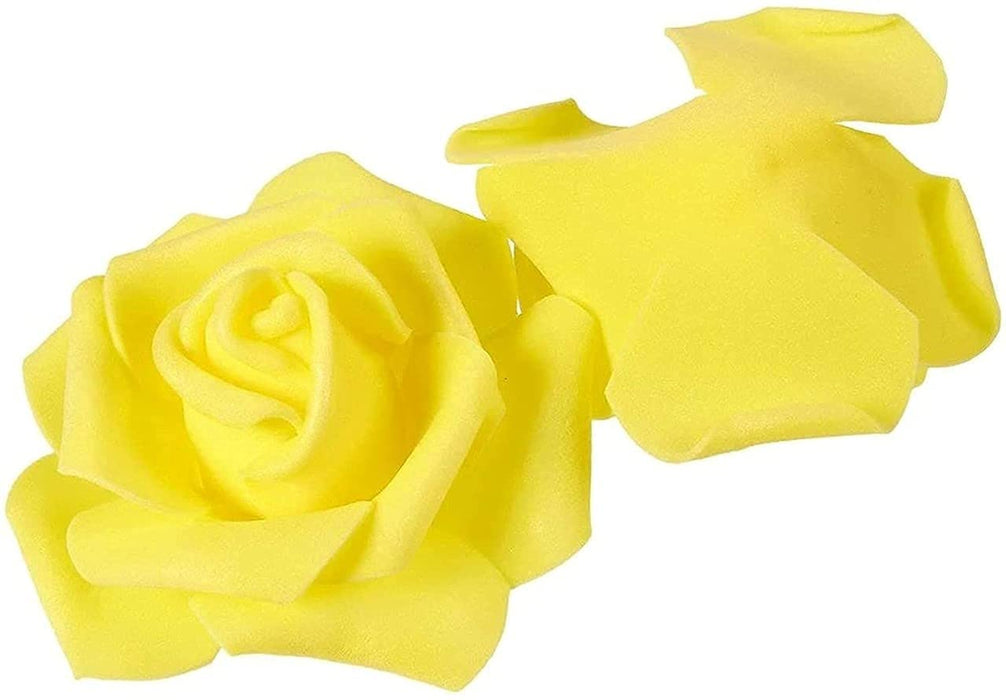 Artificial Floating Rose Flower Head Foam Big Fake Beach Water Flowers, Pooja Thali, Festival and Events, Home, Table, Badroom, Pooja room, Diwali decoration items and Diy Craft