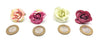 Artificial Small Rose Flowers Fake Fabric Head Rose Flowers For Home Decoration, Gift, Mandir Pooja Table, Cake Decor, Bouquet Making, Backdrop, DIY Art Craft, Diwali Items Material (4 cm)