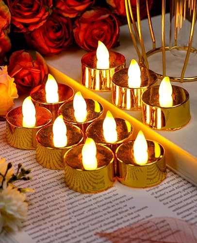 Flameless and Smokeless Decorative Acrylic led Candles Tea Light Candle