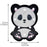 1 PCS Animal Decoration Panda lamp Marquee Portable LED Night Light for kids, Adorable Room Decor & Gift for Toddlers, LED Night Light (White, Pack of 1)
