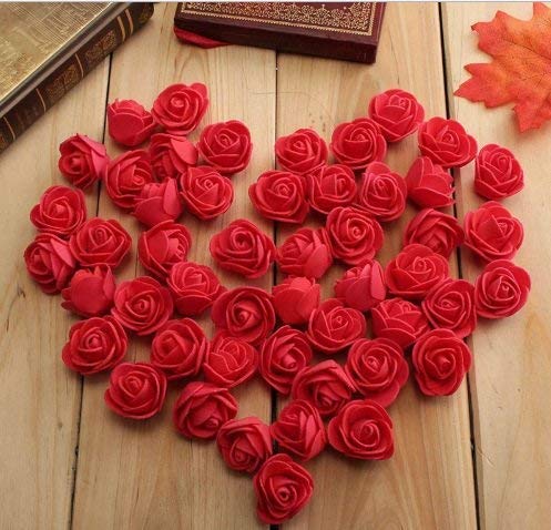 Artificial Eva Foam Rose Flowers Water Floating Flowers, Pooja Thali, Festival and Events, Home, Table, Bedroom, Pooja Room, Diwali Decoration Items and DIY Craft